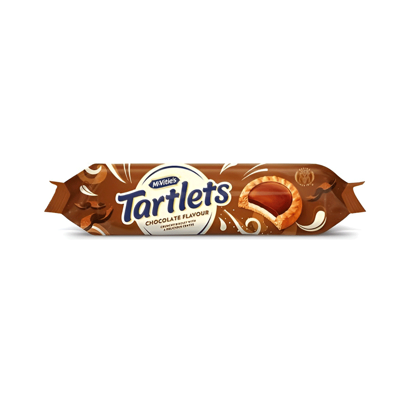 MCVITIE`S TARTLETS MILK CHOCOLATE BISCUIT 100GM